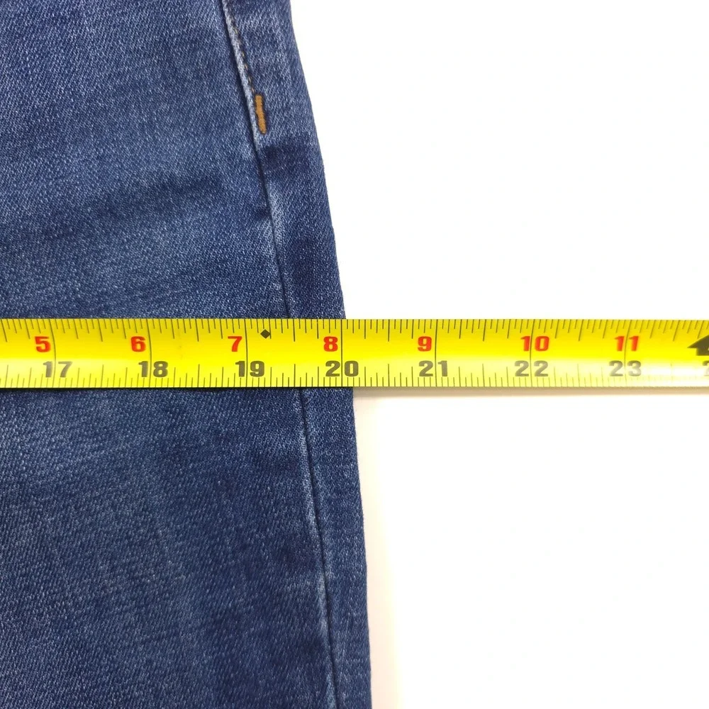 Talbots Womens Jeans Everyday Relaxed 8P Blue Annika Wash Stretch‎ Petite